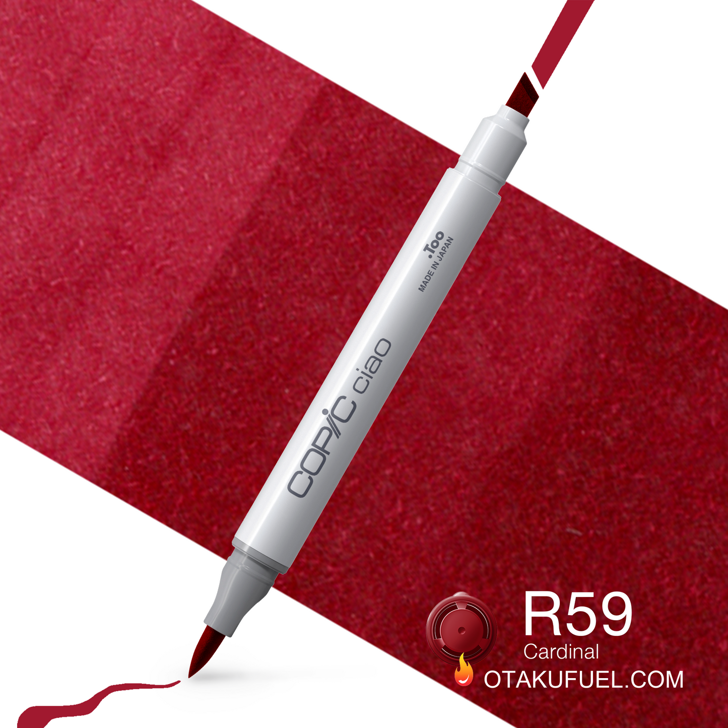 Copic Ciao R59 Cardinal <inline style="float: right; margin-right: 10px; background-color: rgb(183, 79, 112);">&nbsp;&nbsp;&nbsp;&nbsp;&nbsp;&nbsp; </inline>