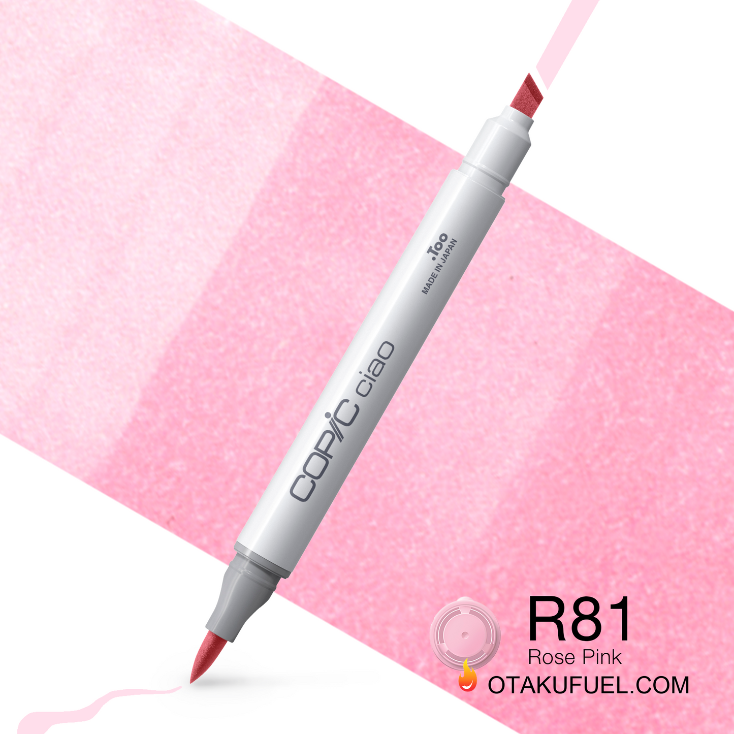 Copic Ciao R81 Rose Pink <inline style="float: right; margin-right: 10px; background-color: rgb(235, 196, 204);">&nbsp;&nbsp;&nbsp;&nbsp;&nbsp;&nbsp; </inline>