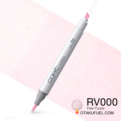 Copic Ciao RV000 Pale Purple <inline style="float: right; margin-right: 10px; background-color: rgb(244, 226, 238);">&nbsp;&nbsp;&nbsp;&nbsp;&nbsp;&nbsp; </inline>