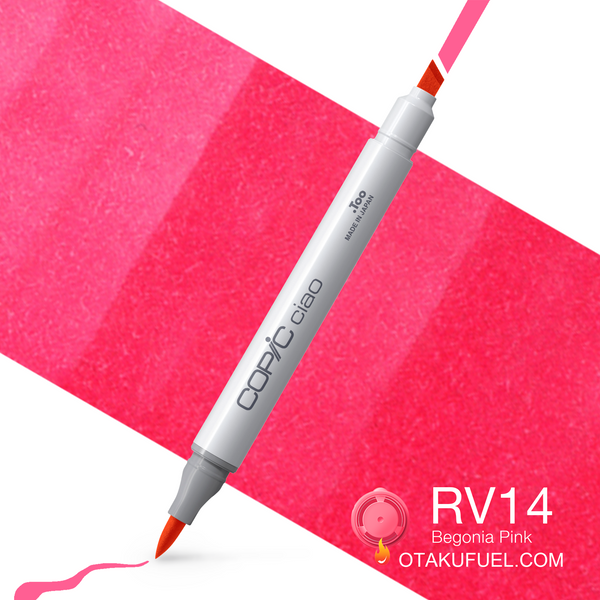 Copic Ciao RV14 Begonia Pink <inline style="float: right; margin-right: 10px; background-color: rgb(245, 210, 213);">&nbsp;&nbsp;&nbsp;&nbsp;&nbsp;&nbsp; </inline>