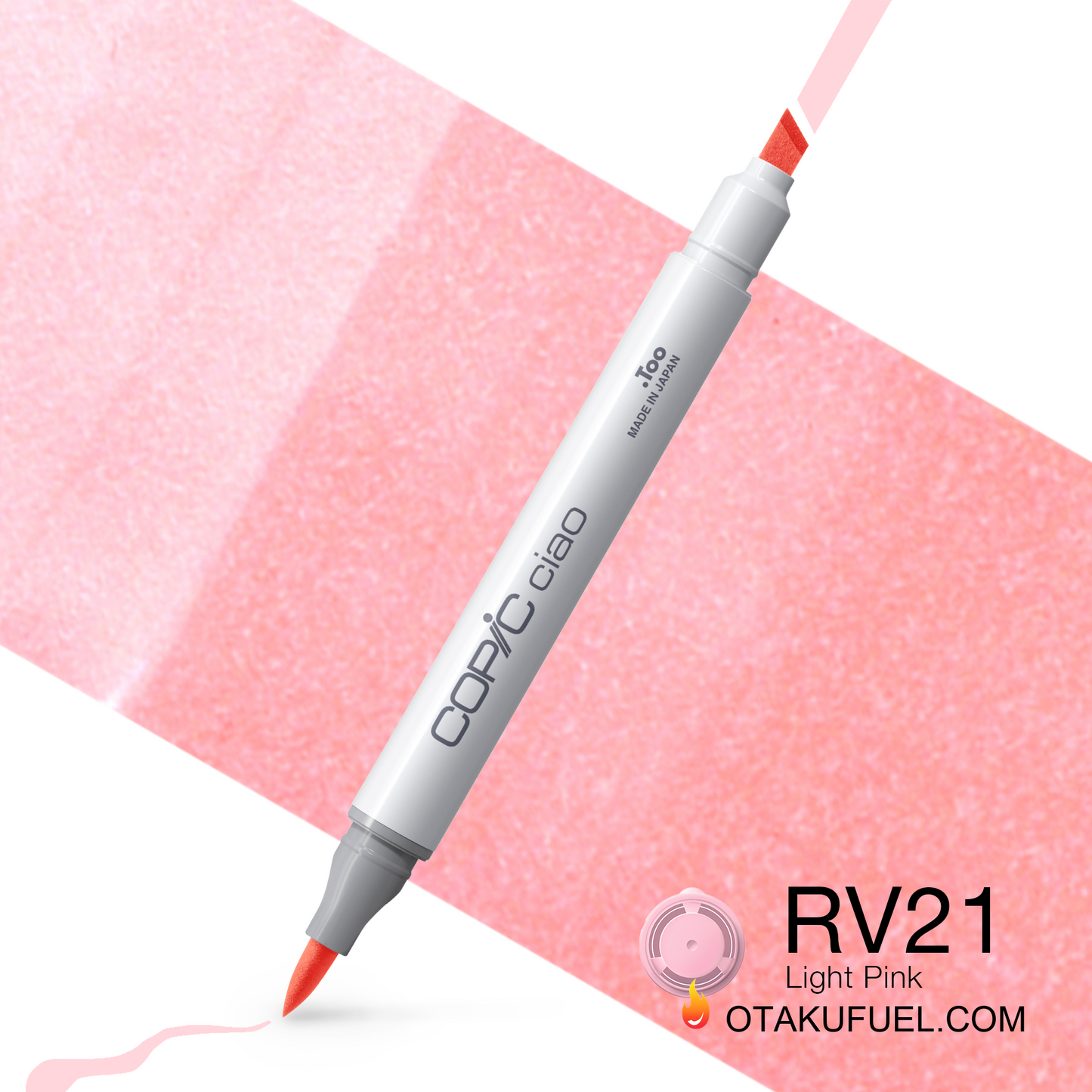 Copic Ciao RV21 Light Pink <inline style="float: right; margin-right: 10px; background-color: rgb(253, 232, 231);">&nbsp;&nbsp;&nbsp;&nbsp;&nbsp;&nbsp; </inline>