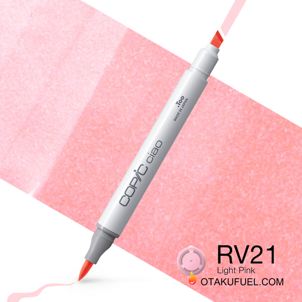 Copic Ciao RV21 Light Pink <inline style="float: right; margin-right: 10px; background-color: rgb(253, 232, 231);">&nbsp;&nbsp;&nbsp;&nbsp;&nbsp;&nbsp; </inline>