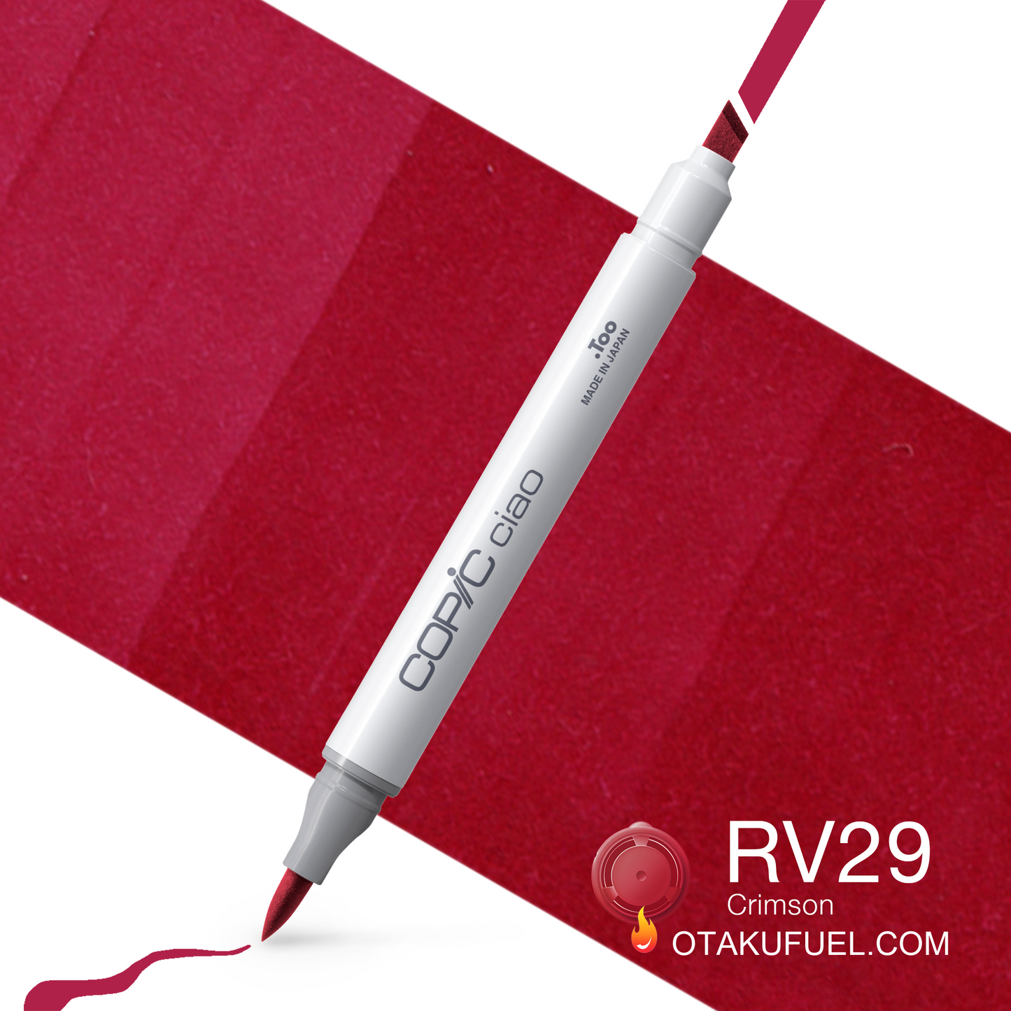 Copic Ciao RV29 Crimson <inline style="float: right; margin-right: 10px; background-color: rgb(240, 71, 128);">&nbsp;&nbsp;&nbsp;&nbsp;&nbsp;&nbsp; </inline>