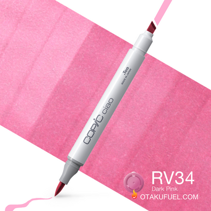 Copic Ciao RV34 Dark Pink <inline style="float: right; margin-right: 10px; background-color: rgb(249, 175, 174);">&nbsp;&nbsp;&nbsp;&nbsp;&nbsp;&nbsp; </inline>