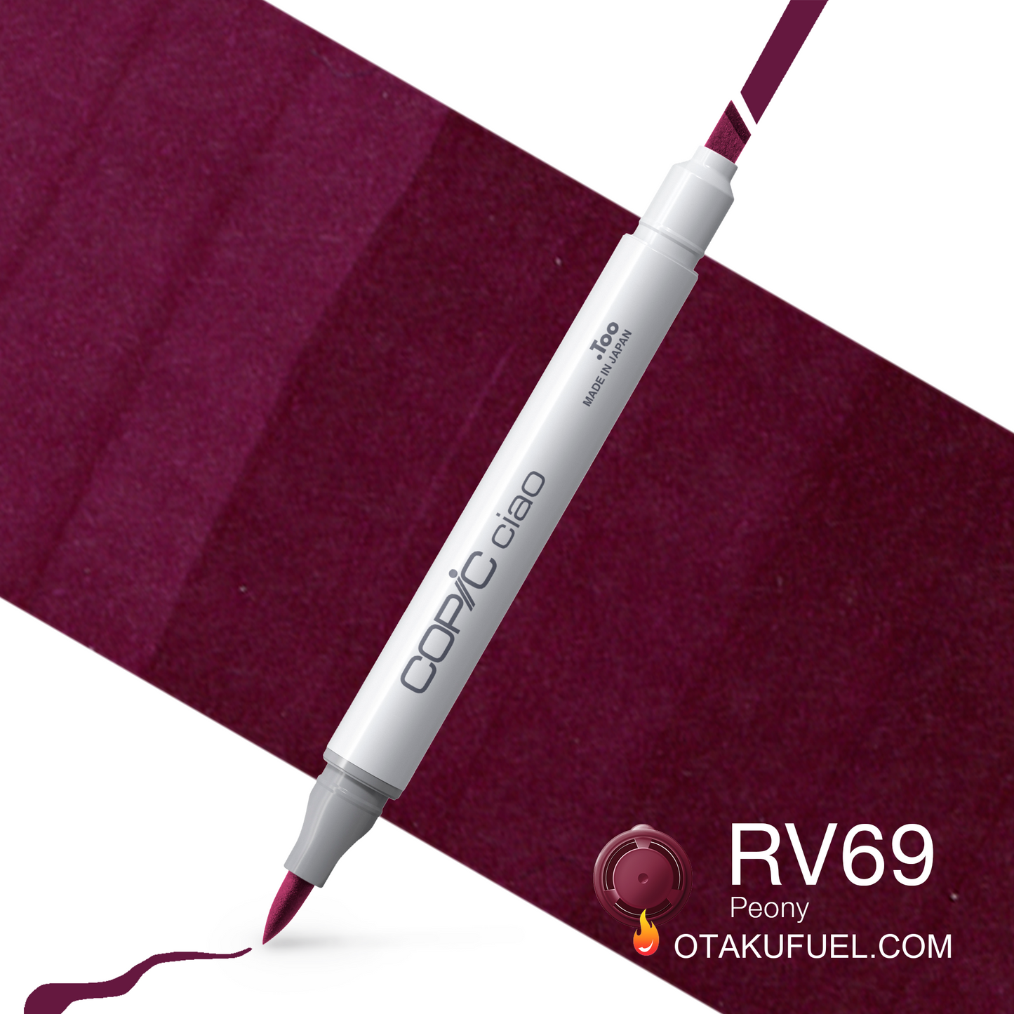 Copic Ciao RV69 Peony <inline style="float: right; margin-right: 10px; background-color: rgb(124, 84, 100);">&nbsp;&nbsp;&nbsp;&nbsp;&nbsp;&nbsp; </inline>