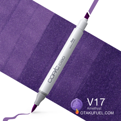 Copic Ciao V17 Amethyst <inline style="float: right; margin-right: 10px; background-color: rgb(159, 145, 198);">&nbsp;&nbsp;&nbsp;&nbsp;&nbsp;&nbsp; </inline>