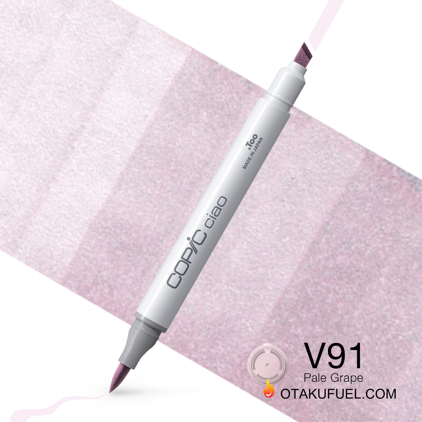 Copic Ciao V91 Pale Grape <inline style="float: right; margin-right: 10px; background-color: rgb(232, 196, 208);">&nbsp;&nbsp;&nbsp;&nbsp;&nbsp;&nbsp; </inline>