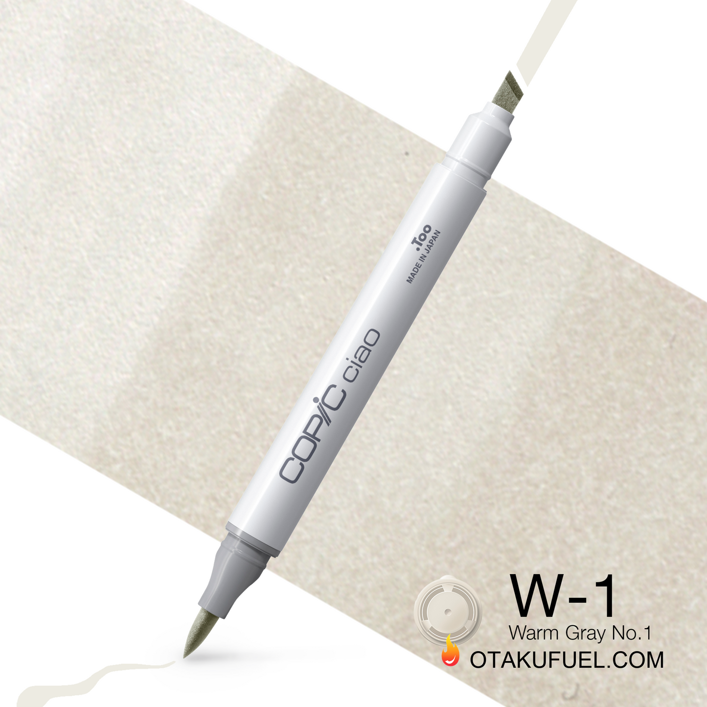 Copic Ciao W1 Warm Gray No. 1 <inline style="float: right; margin-right: 10px; background-color: rgb(230, 231, 223);">&nbsp;&nbsp;&nbsp;&nbsp;&nbsp;&nbsp; </inline>