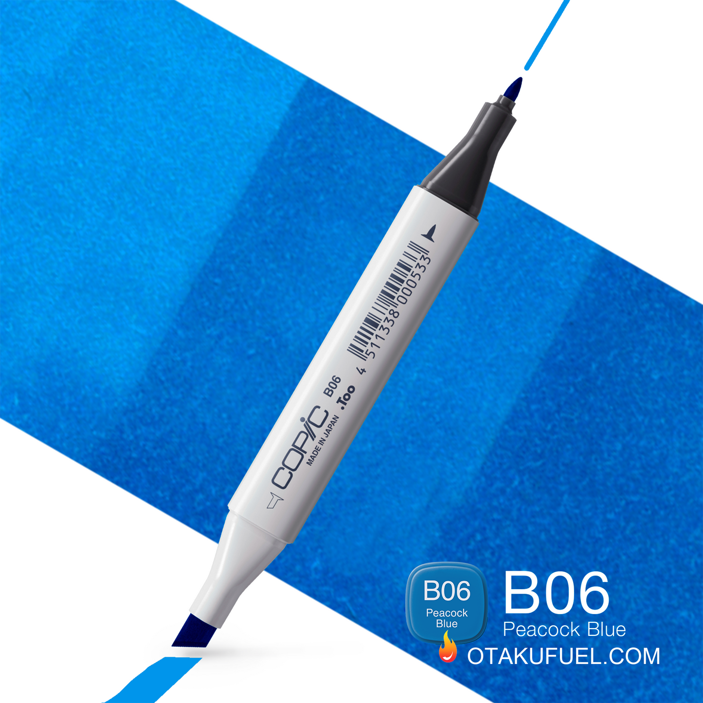 B06-C Peacock Blue CLASSIC Copic Marker <inline style="float: right; margin-right: 10px; background-color: rgb(22, 177, 231);">&nbsp;&nbsp;&nbsp;&nbsp;&nbsp;&nbsp; </inline>