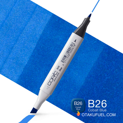 B26-C Cobalt Blue CLASSIC Copic Marker <inline style="float: right; margin-right: 10px; background-color: rgb(104, 178, 227);">&nbsp;&nbsp;&nbsp;&nbsp;&nbsp;&nbsp; </inline>