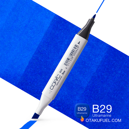 B29-C Ultramarine CLASSIC Copic Marker <inline style="float: right; margin-right: 10px; background-color: rgb(8, 119, 190);">&nbsp;&nbsp;&nbsp;&nbsp;&nbsp;&nbsp; </inline>