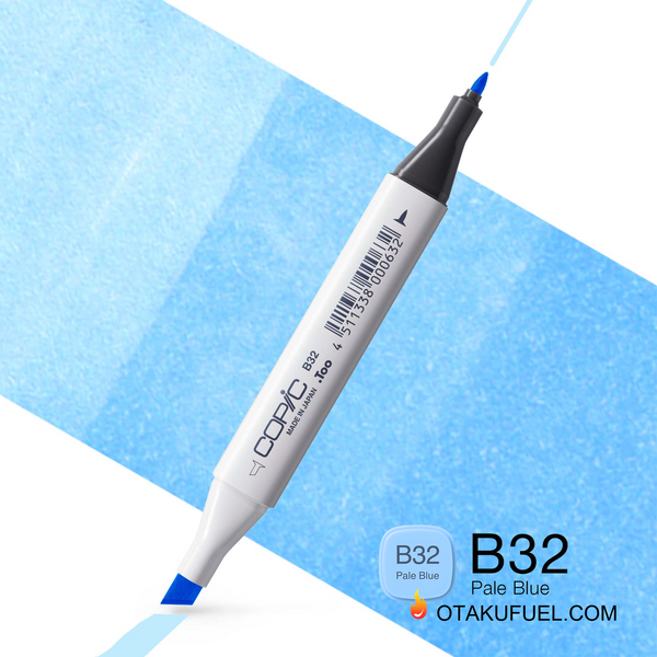 B32-C Pale Blue CLASSIC Copic Marker <inline style="float: right; margin-right: 10px; background-color: rgb(226, 239, 245);">&nbsp;&nbsp;&nbsp;&nbsp;&nbsp;&nbsp; </inline>