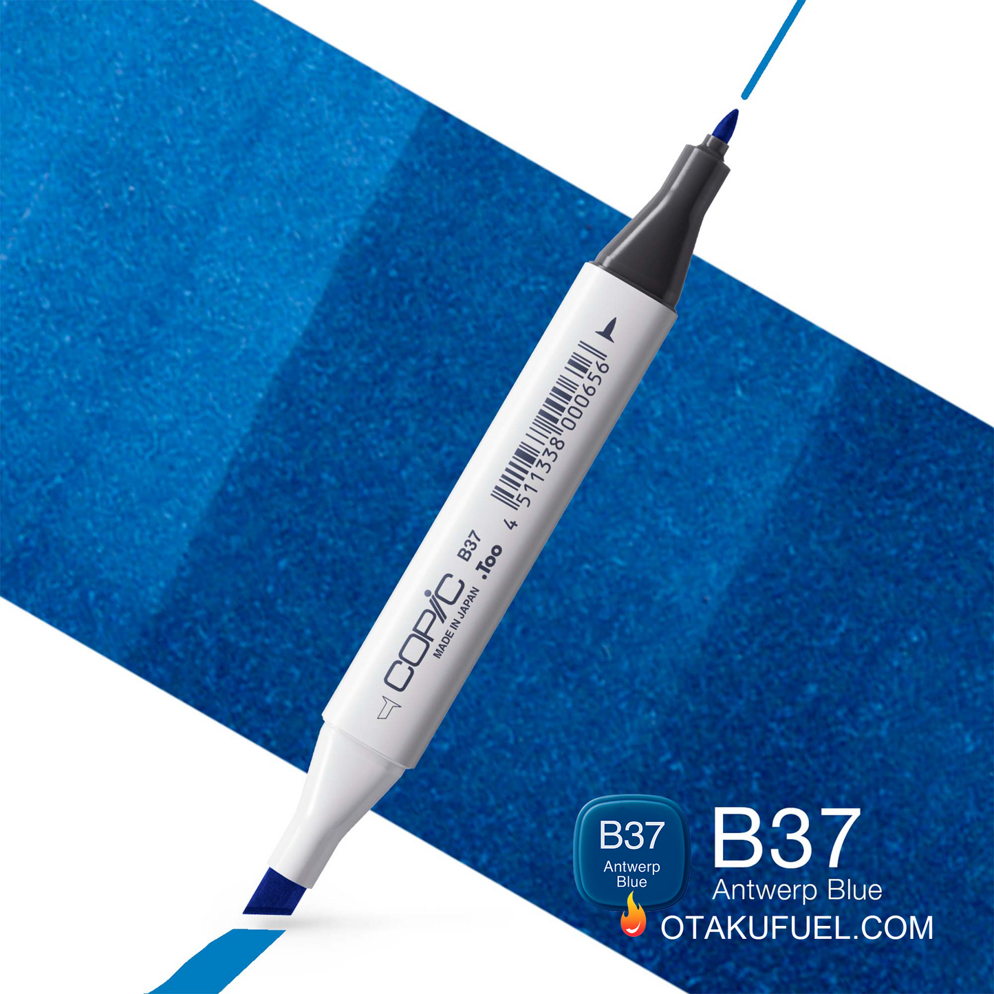 B37-C Antwerp Blue CLASSIC Copic Marker <inline style="float: right; margin-right: 10px; background-color: rgb(21, 113, 164);">&nbsp;&nbsp;&nbsp;&nbsp;&nbsp;&nbsp; </inline>