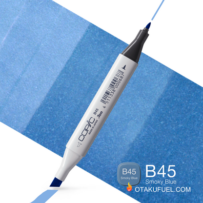 B45-C Smoky Blue CLASSIC Copic Marker <inline style="float: right; margin-right: 10px; background-color: rgb(225, 237, 249);">&nbsp;&nbsp;&nbsp;&nbsp;&nbsp;&nbsp; </inline>