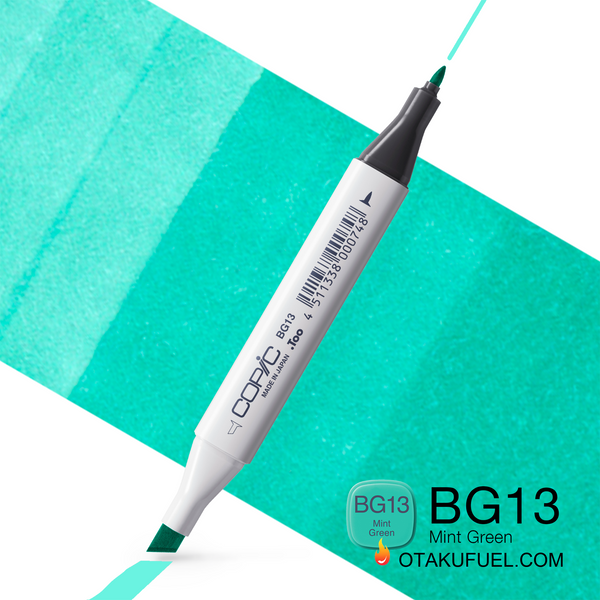BG13-C Mint Green CLASSIC Copic Marker <inline style="float: right; margin-right: 10px; background-color: rgb(196, 230, 232);">&nbsp;&nbsp;&nbsp;&nbsp;&nbsp;&nbsp; </inline>
