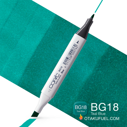 BG18-C Teal Blue CLASSIC Copic Marker <inline style="float: right; margin-right: 10px; background-color: rgb(59, 190, 176);">&nbsp;&nbsp;&nbsp;&nbsp;&nbsp;&nbsp; </inline>