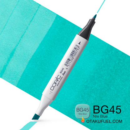 BG45-C Nile Blue CLASSIC Copic Marker <inline style="float: right; margin-right: 10px; background-color: rgb(175, 223, 223);">&nbsp;&nbsp;&nbsp;&nbsp;&nbsp;&nbsp; </inline>