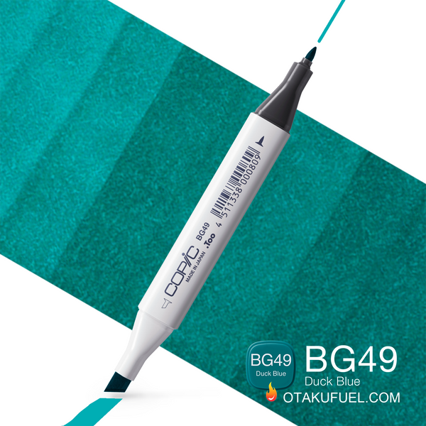 BG49-C Duck Blue CLASSIC Copic Marker <inline style="float: right; margin-right: 10px; background-color: rgb(17, 182, 184);">&nbsp;&nbsp;&nbsp;&nbsp;&nbsp;&nbsp; </inline>