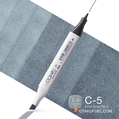 C5-C Cool Gray No. 5 CLASSIC Copic Marker <inline style="float: right; margin-right: 10px; background-color: rgb(147, 160, 168);">&nbsp;&nbsp;&nbsp;&nbsp;&nbsp;&nbsp; </inline>