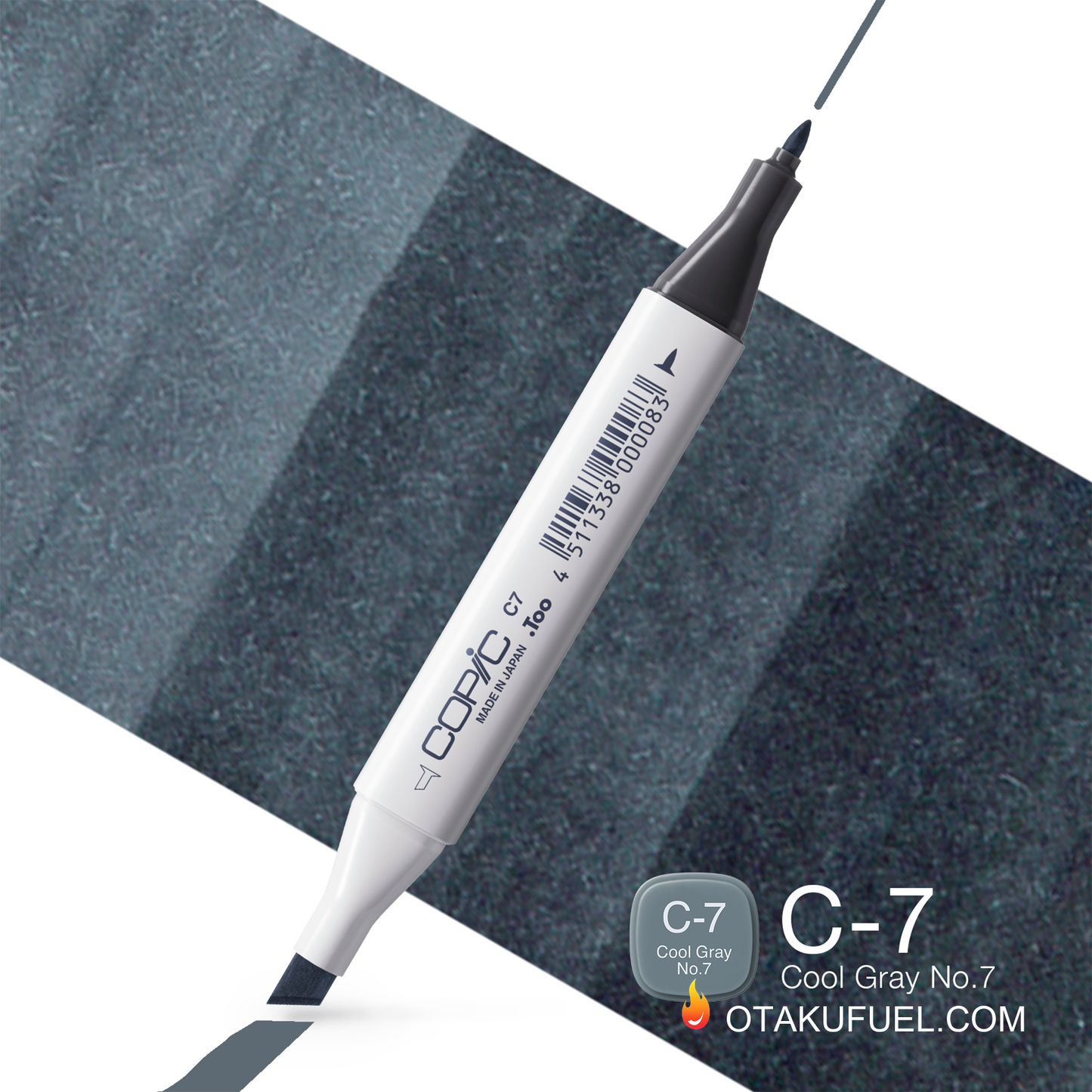 C7-C Cool Gray No. 7 CLASSIC Copic Marker <inline style="float: right; margin-right: 10px; background-color: rgb(99, 113, 122);">&nbsp;&nbsp;&nbsp;&nbsp;&nbsp;&nbsp; </inline>