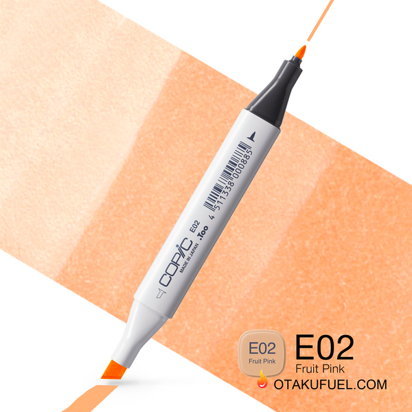 E02-C Fruit Pink CLASSIC Copic Marker <inline style="float: right; margin-right: 10px; background-color: rgb(253, 235, 223);">&nbsp;&nbsp;&nbsp;&nbsp;&nbsp;&nbsp; </inline>