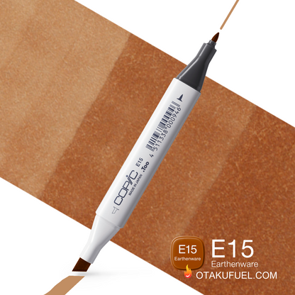 E15-C Dark Suntan CLASSIC Copic Marker <inline style="float: right; margin-right: 10px; background-color: rgb(240, 181, 134);">&nbsp;&nbsp;&nbsp;&nbsp;&nbsp;&nbsp; </inline>