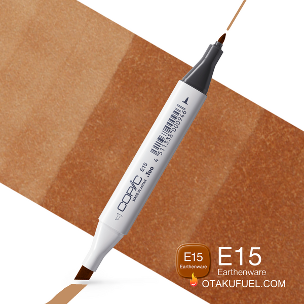 E15-C Dark Suntan CLASSIC Copic Marker <inline style="float: right; margin-right: 10px; background-color: rgb(240, 181, 134);">&nbsp;&nbsp;&nbsp;&nbsp;&nbsp;&nbsp; </inline>