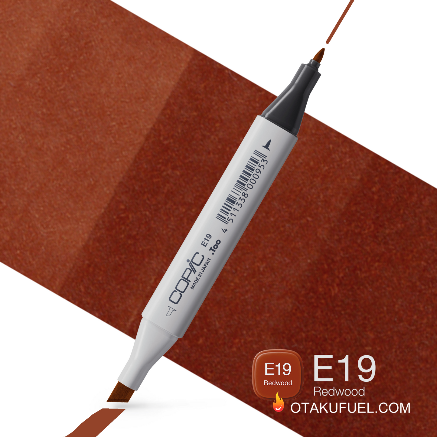 E19-C Redwood CLASSIC Copic Marker <inline style="float: right; margin-right: 10px; background-color: rgb(178, 81, 61);">&nbsp;&nbsp;&nbsp;&nbsp;&nbsp;&nbsp; </inline>