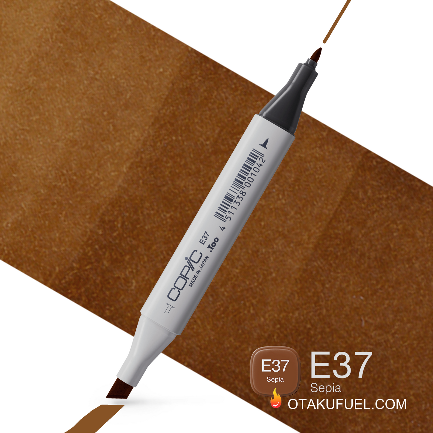 E37-C Sepia CLASSIC Copic Marker <inline style="float: right; margin-right: 10px; background-color: rgb(203, 147, 90);">&nbsp;&nbsp;&nbsp;&nbsp;&nbsp;&nbsp; </inline>