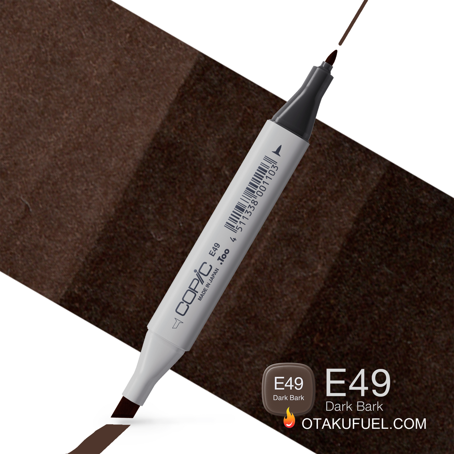 E49-C Dark Bark CLASSIC Copic Marker <inline style="float: right; margin-right: 10px; background-color: rgb(100, 77, 61);">&nbsp;&nbsp;&nbsp;&nbsp;&nbsp;&nbsp; </inline>