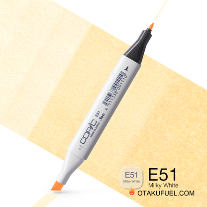 E51-C Milky White CLASSIC Copic Marker <inline style="float: right; margin-right: 10px; background-color: rgb(254, 233, 214);">&nbsp;&nbsp;&nbsp;&nbsp;&nbsp;&nbsp; </inline>