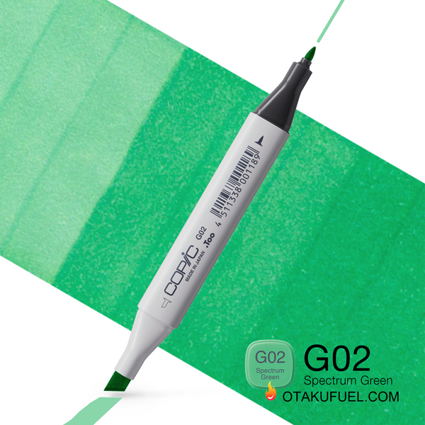 G02-C Spectrum Green CLASSIC Copic Marker <inline style="float: right; margin-right: 10px; background-color: rgb(207, 232, 211);">&nbsp;&nbsp;&nbsp;&nbsp;&nbsp;&nbsp; </inline>
