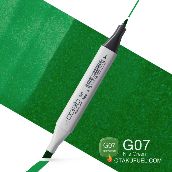 G07-C Nile Green CLASSIC Copic Marker <inline style="float: right; margin-right: 10px; background-color: rgb(123, 197, 120);">&nbsp;&nbsp;&nbsp;&nbsp;&nbsp;&nbsp; </inline>