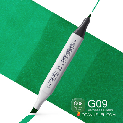 G09-C Veronese Green CLASSIC Copic Marker <inline style="float: right; margin-right: 10px; background-color: rgb(113, 186, 101);">&nbsp;&nbsp;&nbsp;&nbsp;&nbsp;&nbsp; </inline>