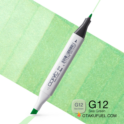G12-C Sea Green CLASSIC Copic Marker <inline style="float: right; margin-right: 10px; background-color: rgb(206, 228, 189);">&nbsp;&nbsp;&nbsp;&nbsp;&nbsp;&nbsp; </inline>