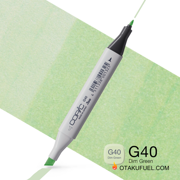 G40-C Dim Green CLASSIC Copic Marker <inline style="float: right; margin-right: 10px; background-color: rgb(226, 240, 216);">&nbsp;&nbsp;&nbsp;&nbsp;&nbsp;&nbsp; </inline>