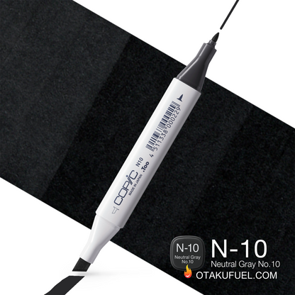 N10-C Neutral Gray No. 10 CLASSIC Copic Marker <inline style="float: right; margin-right: 10px; background-color: rgb(226, 227, 229);">&nbsp;&nbsp;&nbsp;&nbsp;&nbsp;&nbsp; </inline>