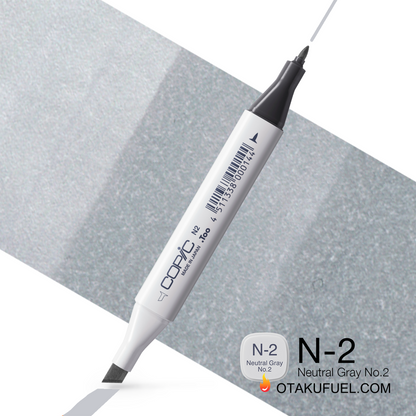 N2-C Neutral Gray No. 2 CLASSIC Copic Marker <inline style="float: right; margin-right: 10px; background-color: rgb(217, 218, 222);">&nbsp;&nbsp;&nbsp;&nbsp;&nbsp;&nbsp; </inline>