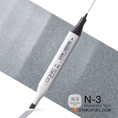 N3-C Neutral Gray No. 3 CLASSIC Copic Marker <inline style="float: right; margin-right: 10px; background-color: rgb(209, 210, 212);">&nbsp;&nbsp;&nbsp;&nbsp;&nbsp;&nbsp; </inline>