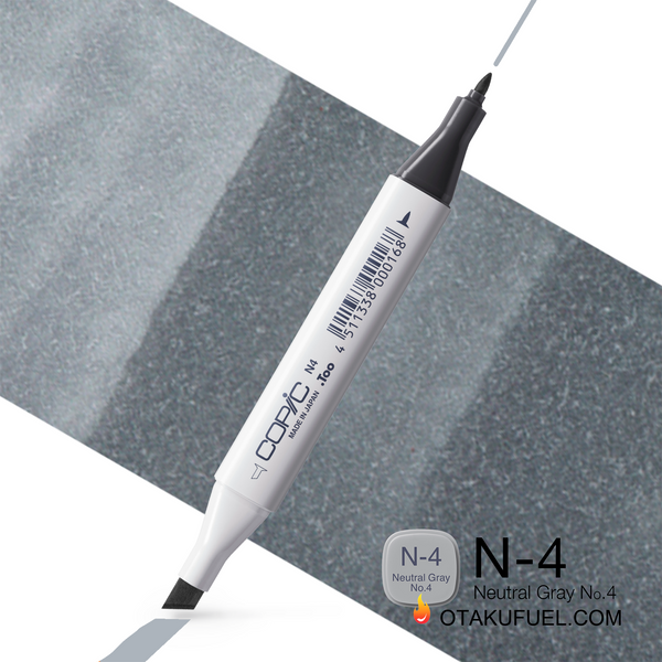 N4-C Neutral Gray No. 4 CLASSIC Copic Marker <inline style="float: right; margin-right: 10px; background-color: rgb(188, 189, 191);">&nbsp;&nbsp;&nbsp;&nbsp;&nbsp;&nbsp; </inline>