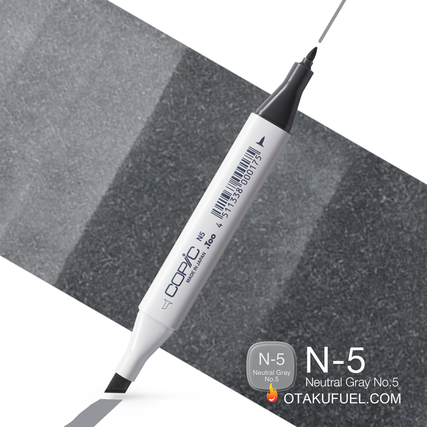 N5-C Neutral Gray No. 5 CLASSIC Copic Marker <inline style="float: right; margin-right: 10px; background-color: rgb(165, 169, 172);">&nbsp;&nbsp;&nbsp;&nbsp;&nbsp;&nbsp; </inline>