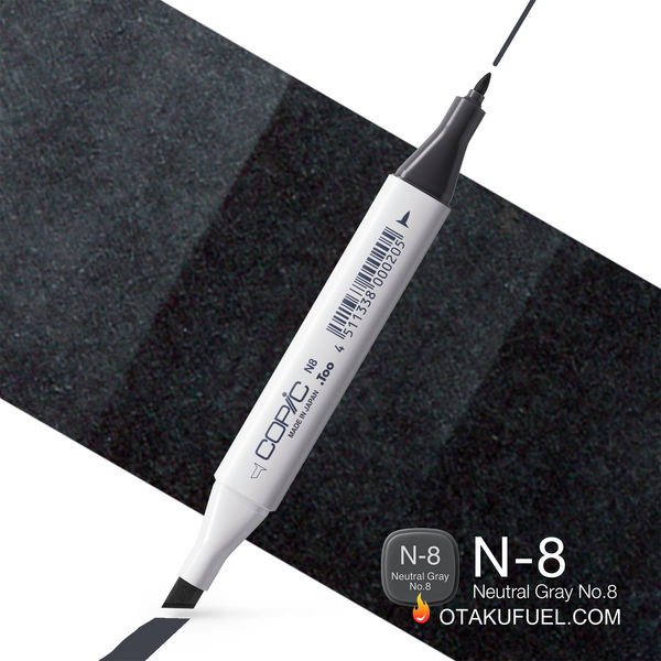 N8-C Neutral Gray No. 8 CLASSIC Copic Marker <inline style="float: right; margin-right: 10px; background-color: rgb(100, 101, 103);">&nbsp;&nbsp;&nbsp;&nbsp;&nbsp;&nbsp; </inline>