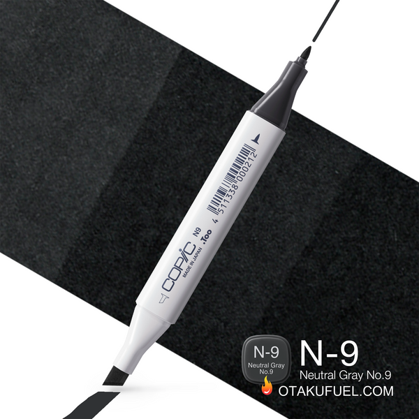 N9-C Neutral Gray No. 9 CLASSIC Copic Marker <inline style="float: right; margin-right: 10px; background-color: rgb(77, 78, 80);">&nbsp;&nbsp;&nbsp;&nbsp;&nbsp;&nbsp; </inline>