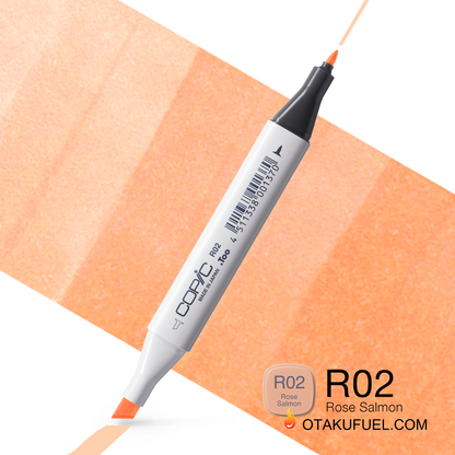 R02-C Rose Salmon CLASSIC Copic Marker <inline style="float: right; margin-right: 10px; background-color: rgb(253, 211, 199);">&nbsp;&nbsp;&nbsp;&nbsp;&nbsp;&nbsp; </inline>