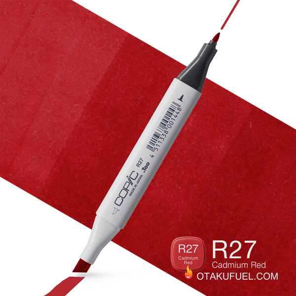 R27-C Cadmium Red CLASSIC Copic Marker <inline style="float: right; margin-right: 10px; background-color: rgb(241, 80, 98);">&nbsp;&nbsp;&nbsp;&nbsp;&nbsp;&nbsp; </inline>