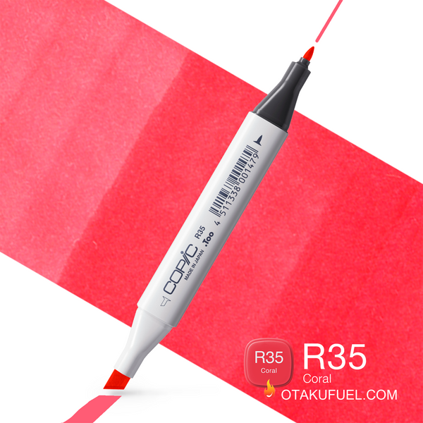 R35-C Coral CLASSIC Copic Marker <inline style="float: right; margin-right: 10px; background-color: rgb(242, 113, 133);">&nbsp;&nbsp;&nbsp;&nbsp;&nbsp;&nbsp; </inline>