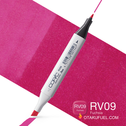 RV09-C Fuchsia CLASSIC Copic Marker <inline style="float: right; margin-right: 10px; background-color: rgb(208, 107, 156);">&nbsp;&nbsp;&nbsp;&nbsp;&nbsp;&nbsp; </inline>