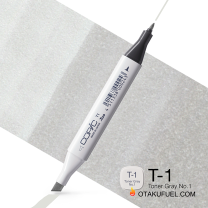 T1-C Toner Gray No. 1 CLASSIC Copic Marker <inline style="float: right; margin-right: 10px; background-color: rgb(234, 234, 232);">&nbsp;&nbsp;&nbsp;&nbsp;&nbsp;&nbsp; </inline>
