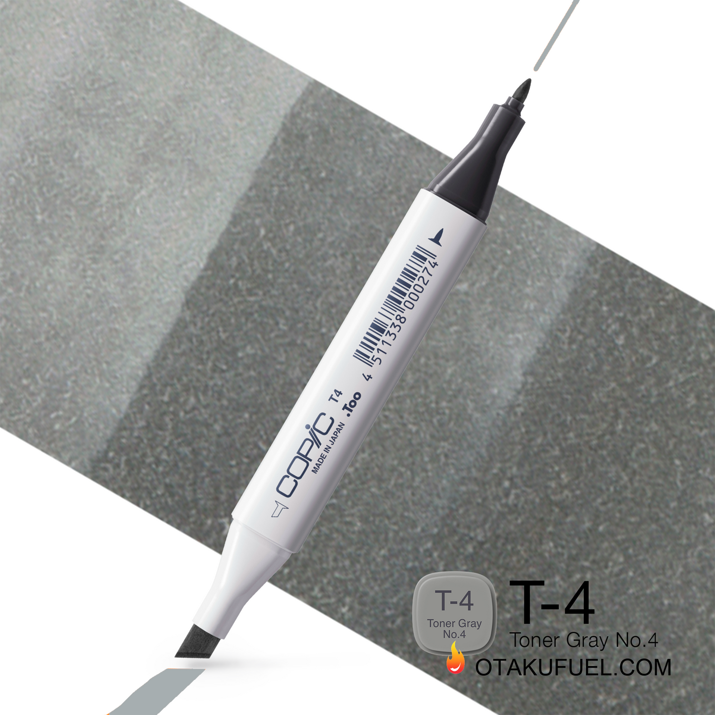 T4-C Toner Gray No. 4 CLASSIC Copic Marker <inline style="float: right; margin-right: 10px; background-color: rgb(188, 187, 183);">&nbsp;&nbsp;&nbsp;&nbsp;&nbsp;&nbsp; </inline>