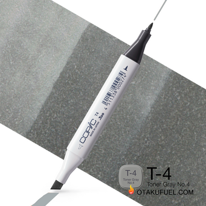 T4-C Toner Gray No. 4 CLASSIC Copic Marker <inline style="float: right; margin-right: 10px; background-color: rgb(188, 187, 183);">&nbsp;&nbsp;&nbsp;&nbsp;&nbsp;&nbsp; </inline>